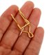 thumbnail image 5 of unbranded 50Ud Clips Para Cadenas De De Bolsillo En Metal Dorado Resistentes Para, 5 of 6