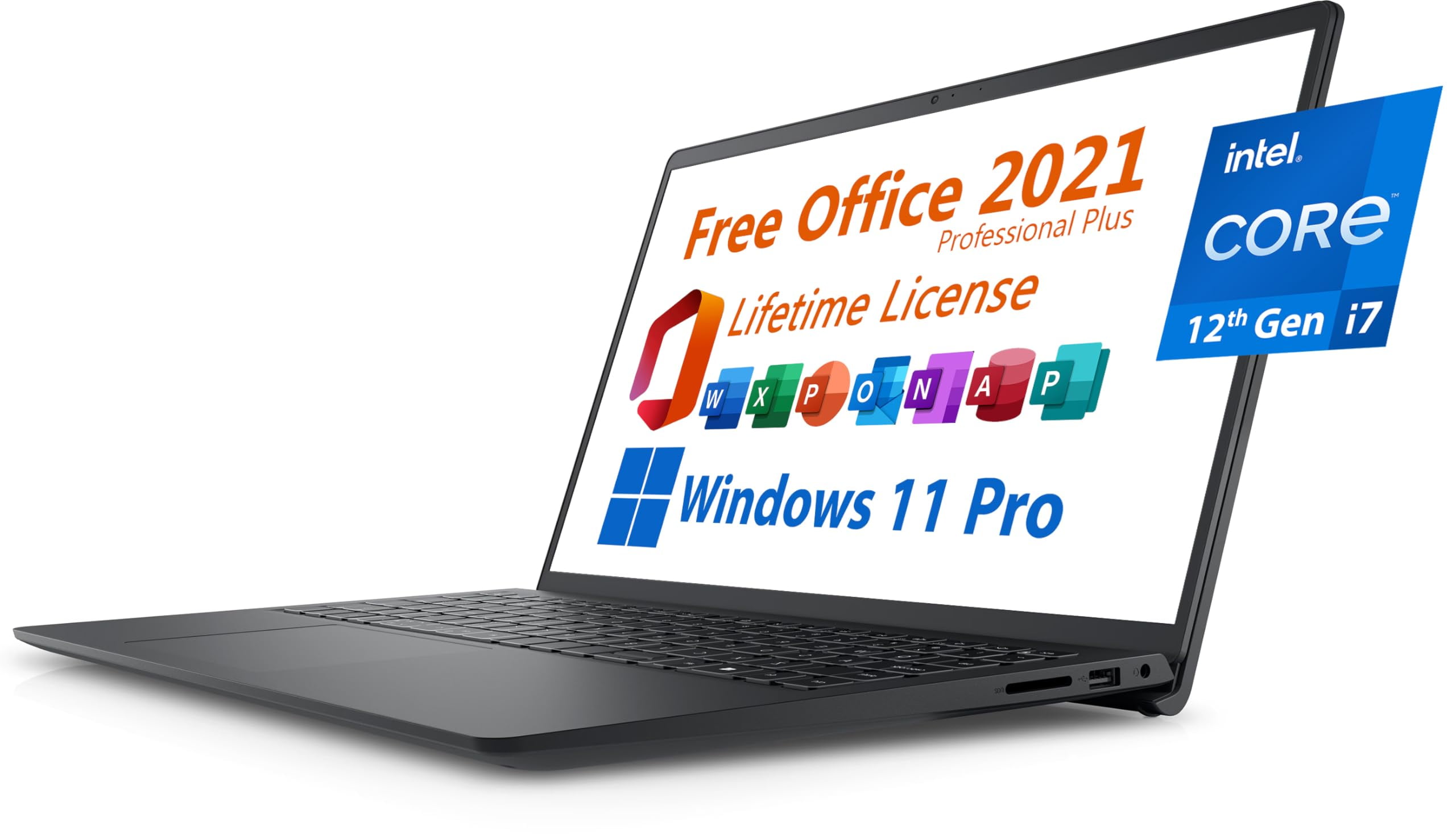 DELL Windows 11 Pro Office 2024 認証済 i 7 Dell 2024 Inspiron 15 Business Laptop, Free Microsoft Office 2021