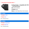thumbnail image 2 of Air Flap Actuator - Compatible with 1995 - 1999 Buick Riviera 1996 1997 1998, 2 of 3