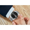 thumbnail image 3 of GUANQIN Men Day Date Luminous Analog Japanese Automatic Self Winding Mechanical Wrist Watch with Stainless Steel Bracelet Rhinestone Dial, 3 of 5