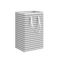 DPTALR Laundry Basket Contracted Style Stripe Dirty Clothes Basket
