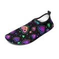 thumbnail image 2 of Cute Colorful Pattern with Hearts Water Shoes Beach Slip-on Shoes for Men Women Swim Pool Yoga Surfing Sneakers Quick-Dry Sports Barefoot Shoes, 2 of 5