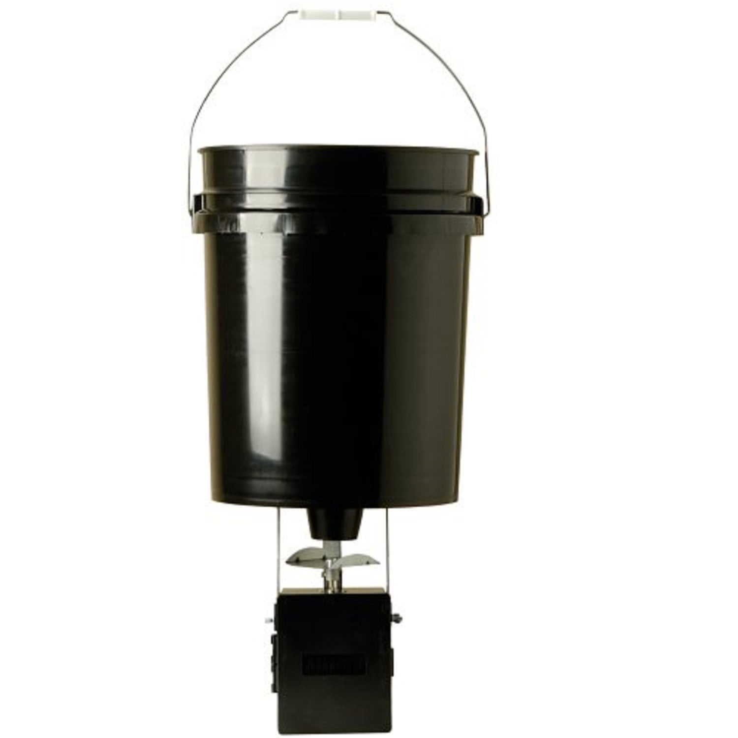 American Hunter 5-Gallon Digital Hanging Bucket Feeder - 40 Lb Capacity, Weatherproof, Programmable Timer For Deer & Wildlife
