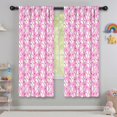 thumbnail image 5 of Blackout Kids Curtains,Pink Baseballs Pattern Childrens Insulated Curtains Set Of 2,Bedroom Essentials,Toddler Room Decor 42"x63", 5 of 5