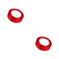 thumbnail image 4 of Cinta de papel de regalo Matsuzay multicolor para manualidades DIY poliéster ancho rojo 26 2Conjunto, 4 of 6