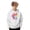White, variant on Funny 67 Meme Kids Hoodie, Graphic Print Sweatshirt with Front Pocket - Boys Girls Casual Long Sleeve Jacket