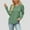 Green, variant on V Neck Pullover Tops, Womens Long Sleeve Knit Hoodies, Drawstring Pullover Tops with Pocket