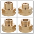 thumbnail image 2 of 4 Pcs Adaptateur Propane Professionnel pour Remplissage de Gaz Convertisseur de Réservoir de Gaz Résistant à l'Usure Adaptateur de Fournaise Extérieure Petit Convertisseur Propane pour Fournitures de Camping (Norme EU), 2 of 6