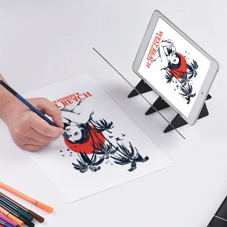 Optical Drawing Tracing Board Portable Sketching Painting Tool Animation  Copy Pad No Overlap Shadow Mirror Image Reflection Projector -based Toy for  Children Students Adults Artists Beginner 