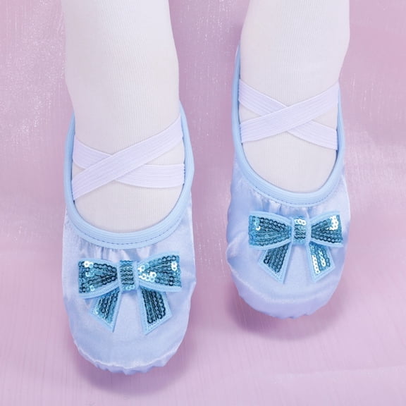 LvhaoGJOB Girls' Ballet Flats - Soft Flexible Sole, Elegant Design & Flexible Flat Sole