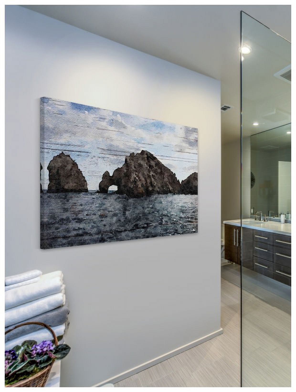 Marmont Hill - "Cabo 3" by Irena Orlov Painting Print on Wrapped Canvas