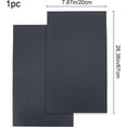 thumbnail image 2 of Double Sided Faux Leather Sheets Grain Texture PU Fabric Synthetic Vinyl Material for Bows Earring Making DIY Craft Black, 2 of 6