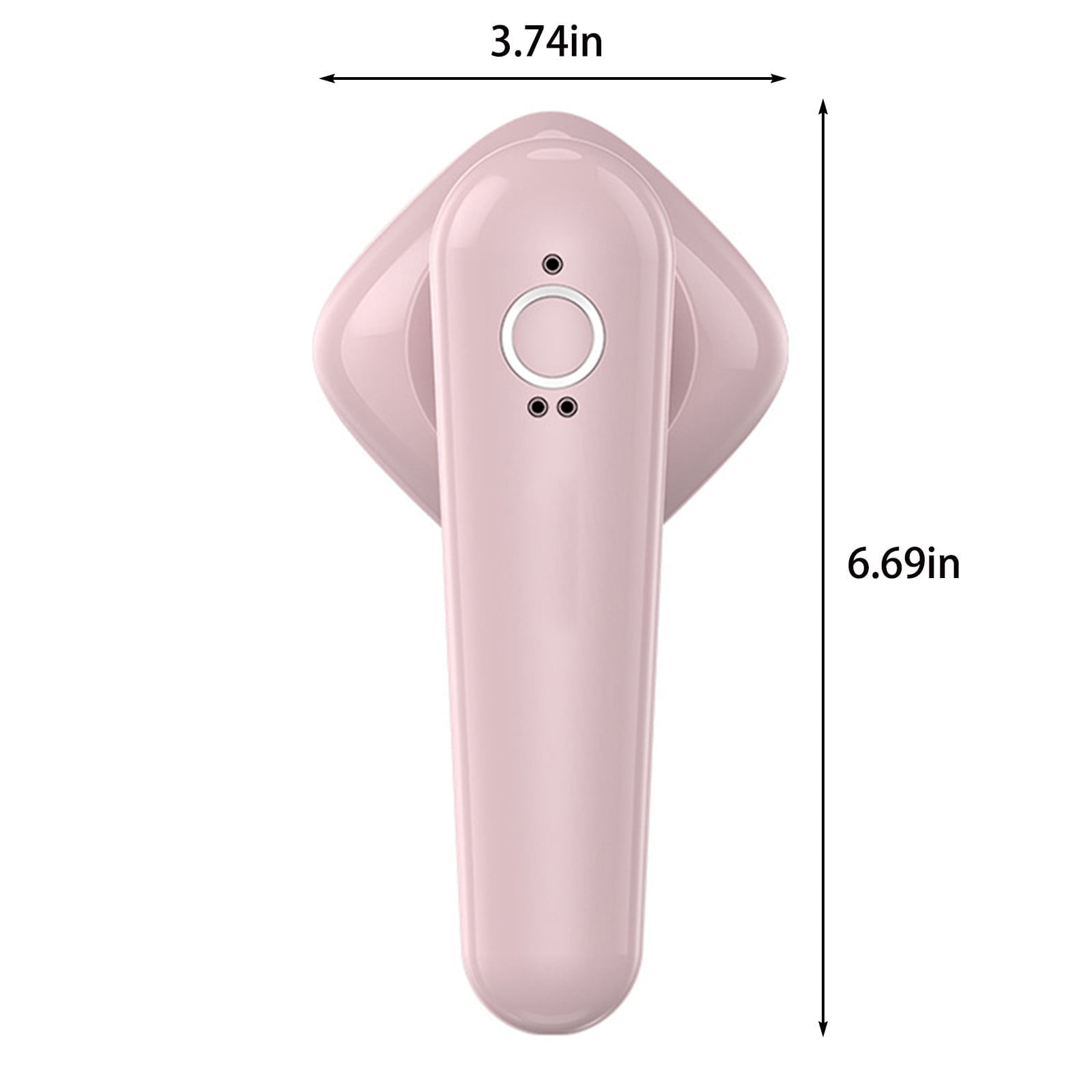 Tuphregyow Clothes Mini Iron, Portable Iron, Travel Dry Iron, Iron Handheld Iron, Ceramic Top Iron Pink