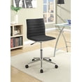 thumbnail image 1 of Contemporary Mid-Back Desk Chair, Black, 1 of 1