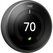 Google T3016US Smart Programmable Wi-Fi Thermostat, Black (Used - Blemished)