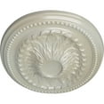 thumbnail image 3 of Ekena Millwork 18 1/2"W x 13 1/2"H x 1 7/8"P Saverne Ceiling Medallion, Hand-Painted Flash Blue, 3 of 4