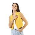 thumbnail image 1 of Chaleco corto con solapa AMAD Casual para mujer Talla XL, 1 of 5