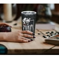 thumbnail image 4 of Funny Skull Tumbler with Lid and Straw, Halloween PumpkinTumbler, Insulated Travel Coffee Mug, Goth Gifts for Women,Men,Skull Lovers, Reusable Stainless Steel Tumblers, 20 oz, 4 of 6