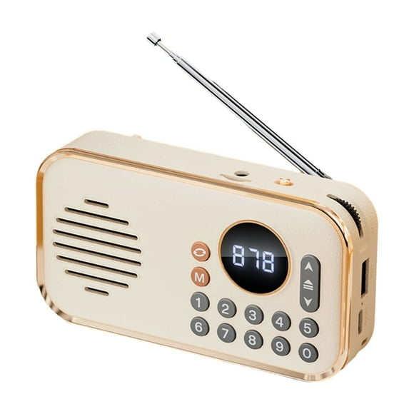 Portable Bluetooth Stereo Speaker Fm Radio Portable, Rechargeable Radio Digital Tuning, Mp3 Music Player Speaker Support Micro Sd, Usb Port, Ideal for Outdoor Mini Bluetooth Speaker