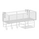 thumbnail image 1 of Cesta de almacenamiento colgante para mesita de noche sobre estante organizador Cesta de almacenamiento colgante para dormitorio Blanco B, 1 of 9