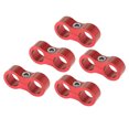thumbnail image 1 of Unique Bargains 5 Pcs AN6 Hose Fuel Line Separator Clamp Blue, 1 of 5