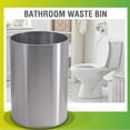 LDR® Brushed Nickle Waste Basket