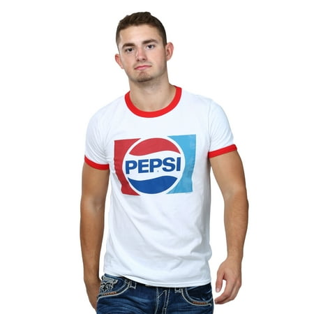 Pepsi 70s Logo Ringer T-Shirt