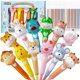 thumbnail image 1 of BUNMO Lindos bolígrafos – Bolígrafos divertidos blandos con agarre suave y 24 recambios coloridos – Regalos para preadolescentes – Lápices divertidos para niños – Personajes del zodiaco – Regalo para, 1 of 1