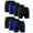 7PK=BK x3+BLUEx2+DARK BLUE x2, variant on 7PK Comfort Flex Mens Boxer Briefs Assorted Underwear Size S M L XL XXL Medium