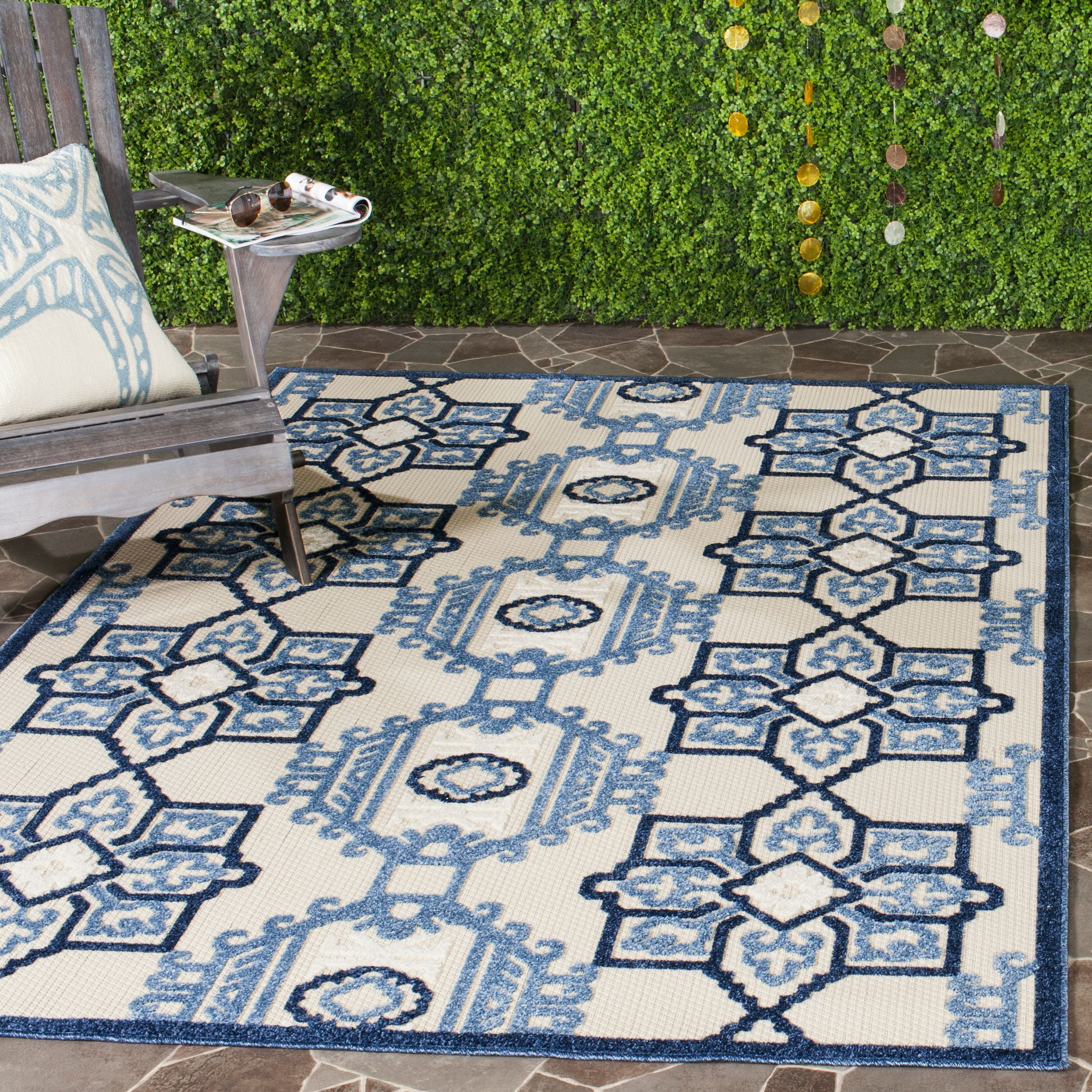 Safavieh Cottage Dean Geometric Indoor/Outdoor Area Rug - Walmart.com
