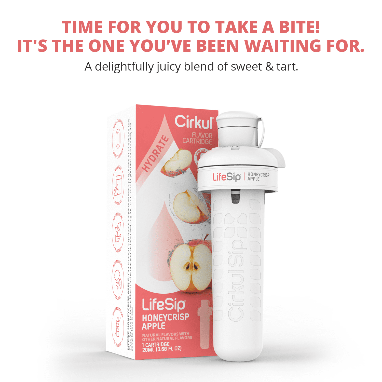Cirkul LifeSip Honey Crisp Apple Flavor Cartridge, 1 ct - Kroger