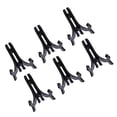 thumbnail image 1 of 6pcs Plastic Easels Plate Holders Display Dish Rack Picture Frame Photo Book Pedestal Stand, 1 of 9