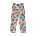 thumbnail image 6 of Uemuo Easter Egg Pattern Men's Wide Leg Palazzo Lounge Pants with Pockets Light Weight Loose Comfy Casual Pajama Pants-, 6 of 9