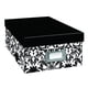 thumbnail image 1 of Caja de almacenamiento Pioneer para álbumes de fotos, diseño pesado de damasco, 1 of 6