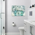 thumbnail image 4 of Farmhouse Flower Bathroom Decor Wall Art Rustic Butterfly White Floral Pictures Wall Decor Relax Soak Unwind Bathroom Sign Canvas Painting Prints Artwork Home Decor Framed for Bedroom 12inx16in, 4 of 6