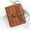 Brown, variant on TAZAG women's wallet short retro buckle large capacity multi-card slot stone pattern coin purse ID bag