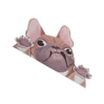 thumbnail image 2 of Car Window Sticker, Cartoon Car Decal Bulldog Universal Waterproof Cuttable  For Vehicle Decorations Brown, 2 of 8