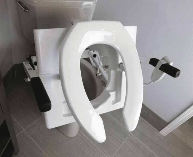 automatic lift toilet seat