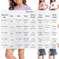 thumbnail image 3 of Fnooota Girls Summer Outfit Sets, Fashion 2 Piece Short Sleeve Summer Kids Clothing Sets Gray Size 7-8 T, 3 of 5
