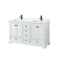 thumbnail image 7 of Wyndham Collection Wcs202060d-Qtz-Unsmxx Deborah 60" Free Standing Double Basin Vanity Set, 7 of 7