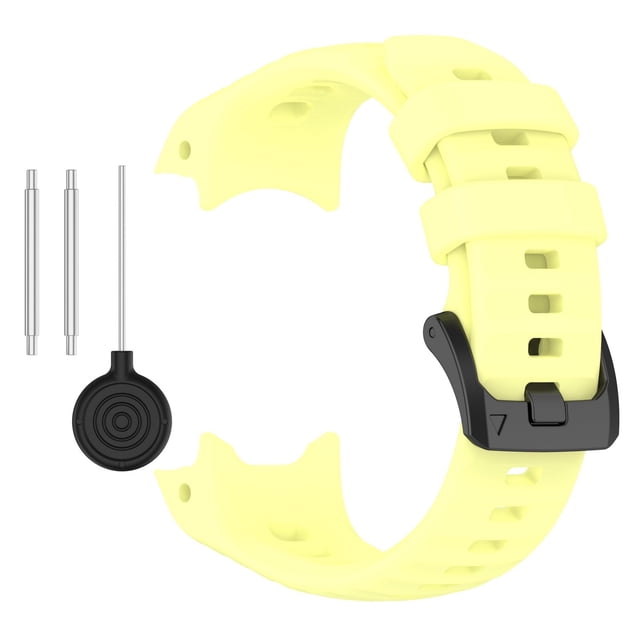 Smart Sports Watch Strap, Official Style Silicone Replacement Band, Soft & Skin-Friendly, Breathable & Sweat-Resistant, Easy Installation