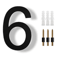 thumbnail image 1 of Luckyn 8-inch Floating House Number Digital Sign Modern Residential Street Floor Number, 1 of 6