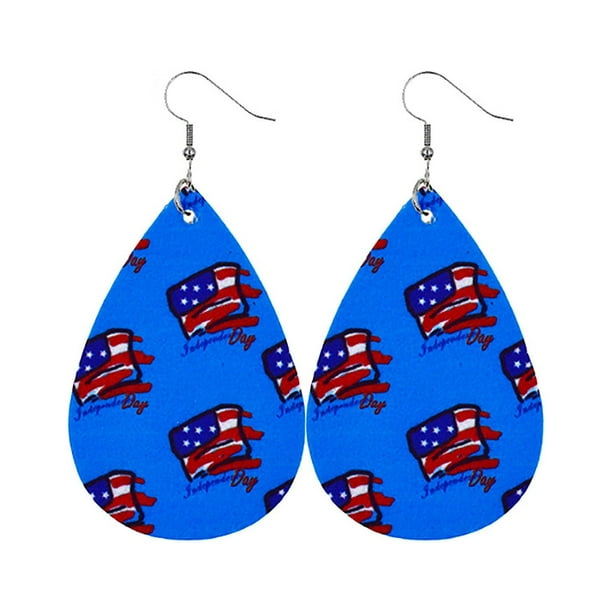Pendientes para mujer, regalos para mujer, pendientes de moda para el Día de la Independencia, pendientes para mujer, accesorios de joyería, regalos, pendientes, pendientes