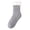 #02Dark Gray, variant on Ladies Roll Fleece Lined Knit Home Socks Solid Color Anti Slip Sole Winter Foot Warm Indoor Socks Brown One Size