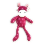 Spark Sleepy Baby Pink Polka Dot Sock Knit Giraffe Plush
