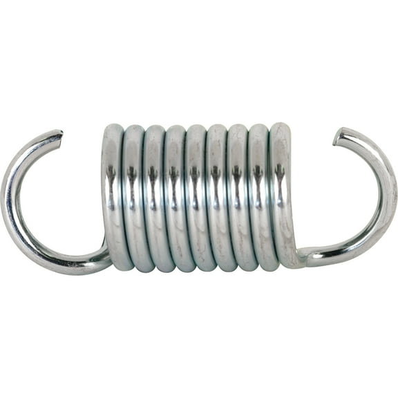 Extension Spring, 3/4 in. x 2 in., 0.105 in. Diameter, Closed Single Loop (2 pack)