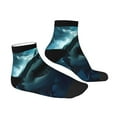 thumbnail image 6 of Salouo Undersea Shark Pattern Unisex Middle Tube Socks,Middle-Finger Knee High Socks Over The Calf Tube Stocking Crew Stockings for Women and Men Tube Socks, 6 of 8