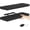 Black, variant on Floating Shelves for Wall, Maple Wood Wall Shelf Set of 4, 16" Wall Mounted Floating Shelf for Kitchen, Living Room, Bedroom, Bathroom Storage, Book Shelfs for Home Decor Frame Display