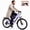 Pale purple, variant on ESKUTE Adult Electric Bike – 70-Mile Range, 1300W Peak Motor, 28MPH, 840Wh Removable Battery, 26" Tires, 7-Speed Adjustable Stem, Step-Over Ebike, Black with Phonebag & Lock