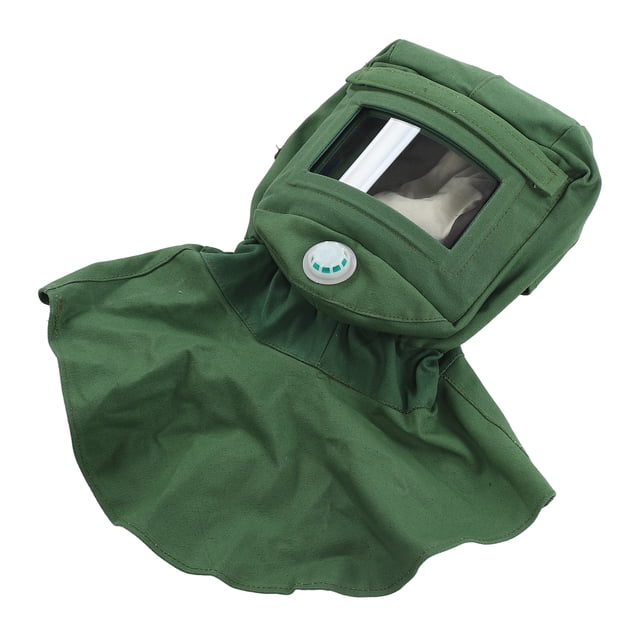 Sand Blasting Shawl Cap, Sand Blasting Hood Cap Effective Large Screen Clear Viewing Elastic for Polishing